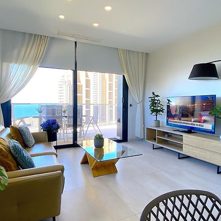 Lujoso Apartament Con Impresionantes Vistas Al Mar Бенідорм Екстер'єр фото