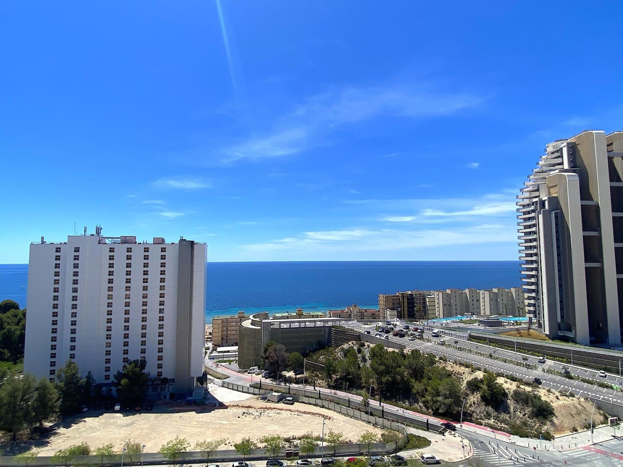 Lujoso Apartament Con Impresionantes Vistas Al Mar Бенідорм Екстер'єр фото