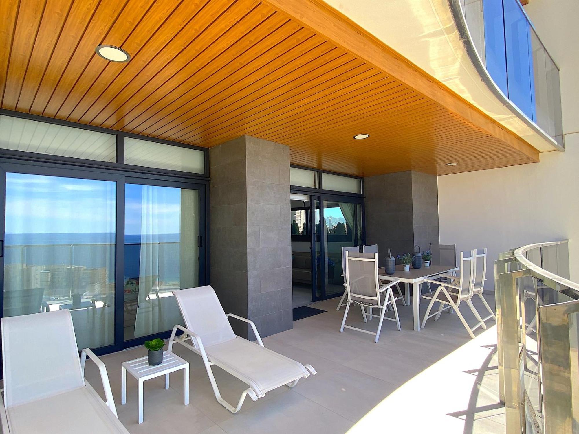 Lujoso Apartament Con Impresionantes Vistas Al Mar Бенідорм Екстер'єр фото