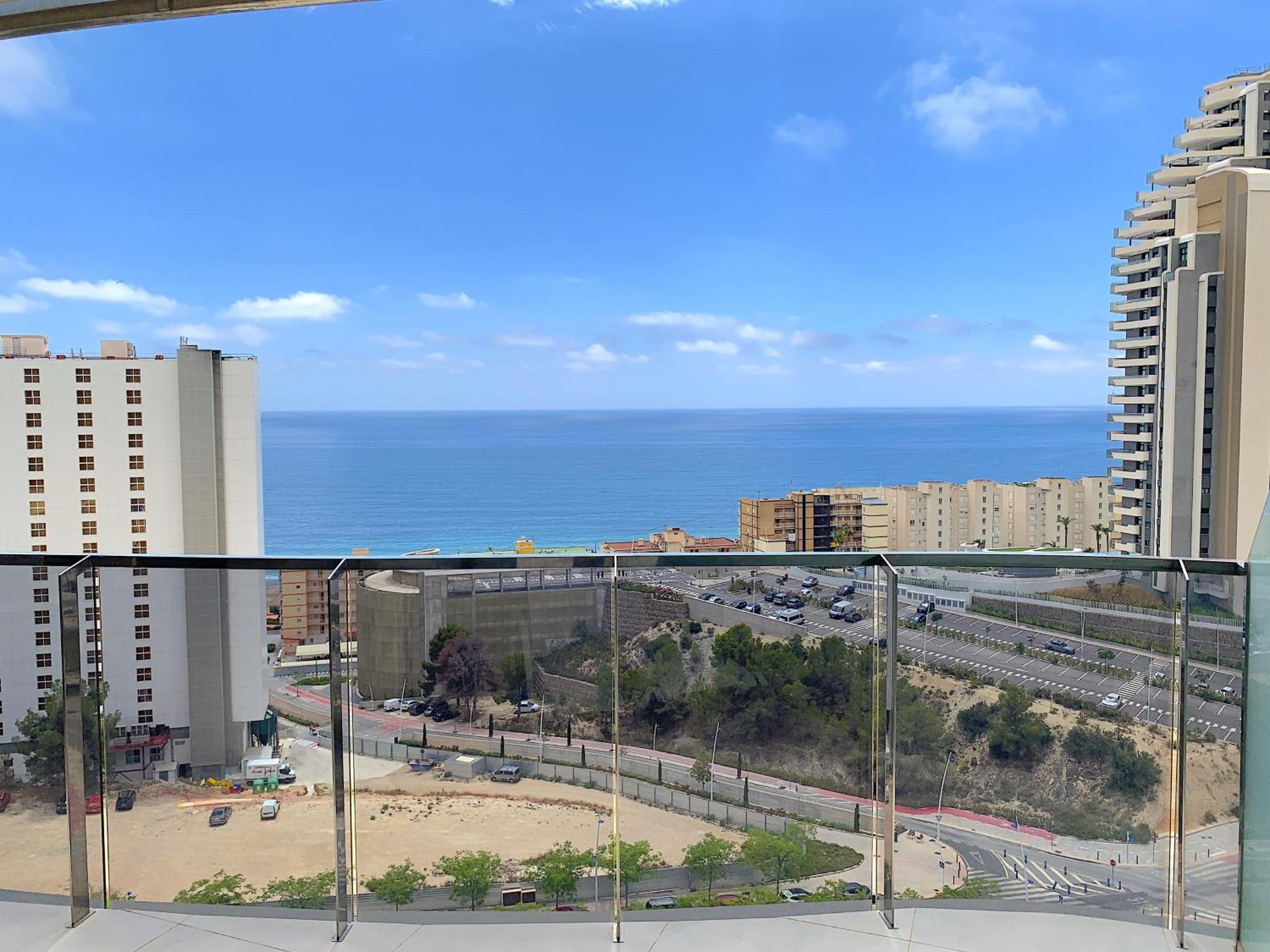 Lujoso Apartament Con Impresionantes Vistas Al Mar Бенідорм Екстер'єр фото